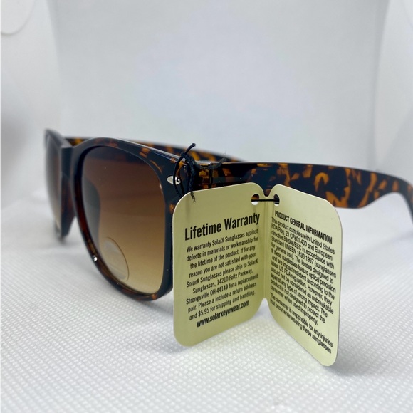 Tortoise Color Frame Women’s Fashion Sunglasses NWT - Picture 5 of 5